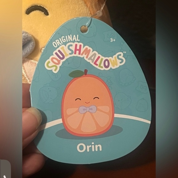 DELITA The Dragonfruit & Orin the Orange Citrus Fruit Squishmallow Plush 5” NWT - Picture 8 of 9